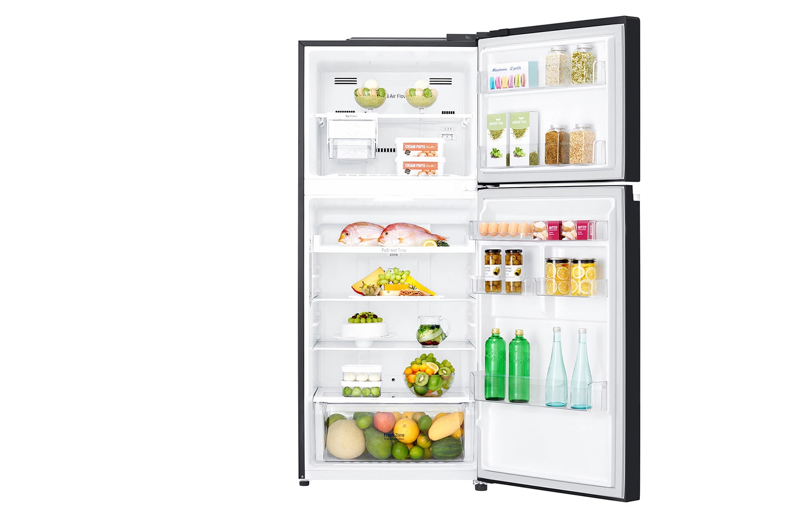 LG Top Mount Refrigerator 393 Liter, GN-C562SGCL