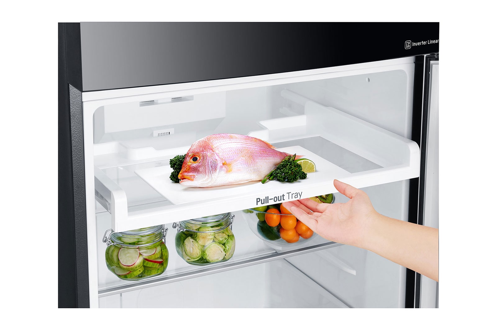 LG Top Mount Refrigerator 393 Liter, GN-C562SGCL