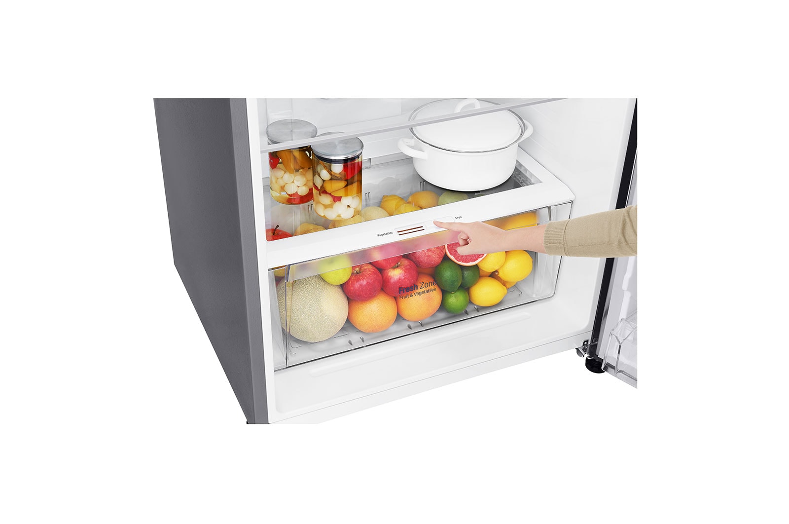 LG 592L LG Top Freezer LinearCooling™ㅣ Dispenser, GR-F822HLHU