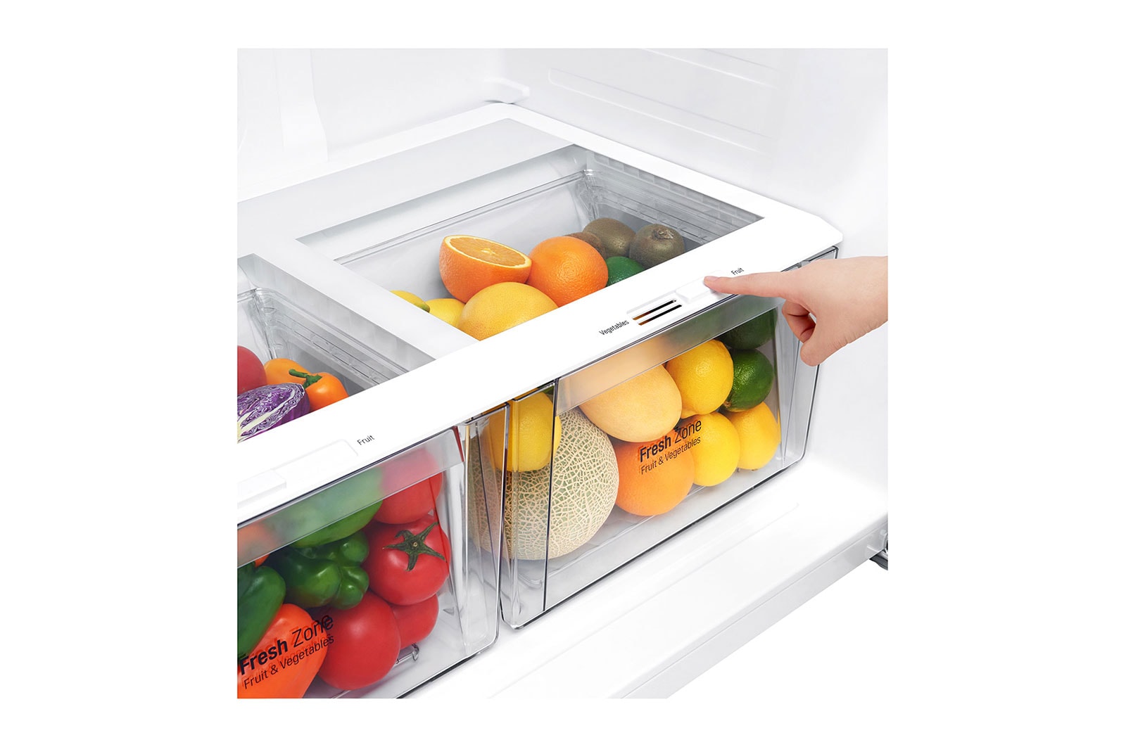 LG 592L LG Top Freezer Linear Cooling™, Silver, GR-H822HLHU