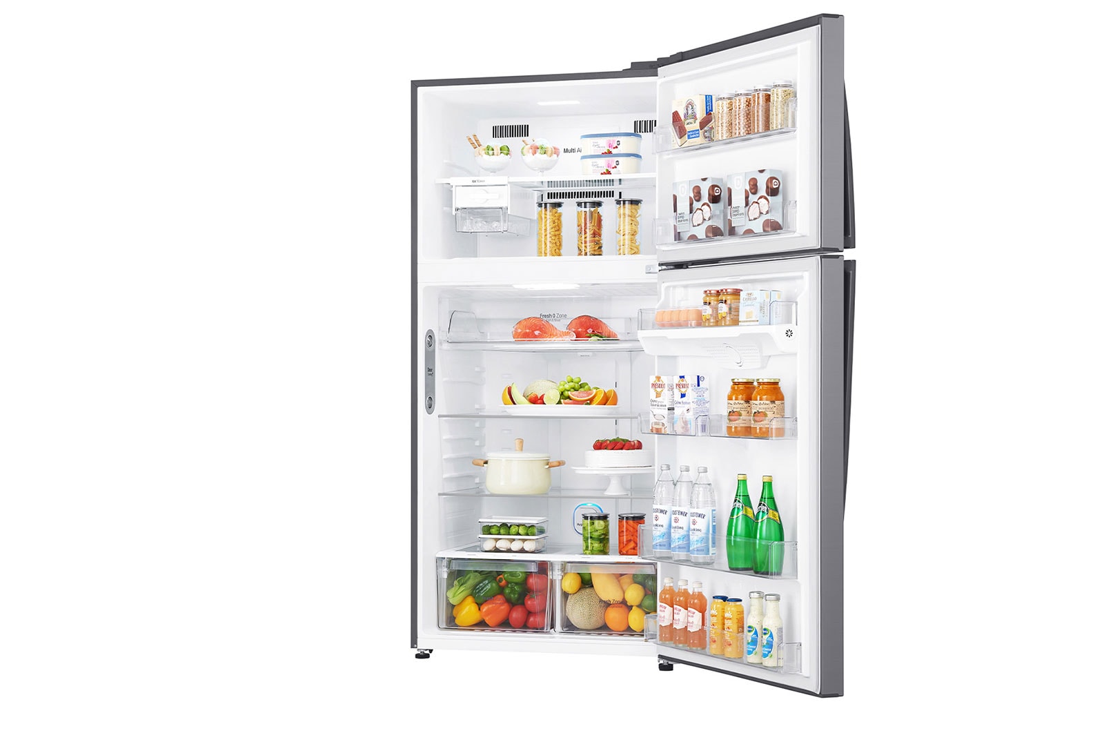 LG 592L LG Top Freezer Linear Cooling™, Silver, GR-H822HLHU