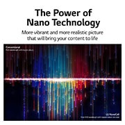 LG NanoCell TV 55 inch NANO75 Series, 4K Active HDR, WebOS Smart ThinQ AI, 55NANO75VPA