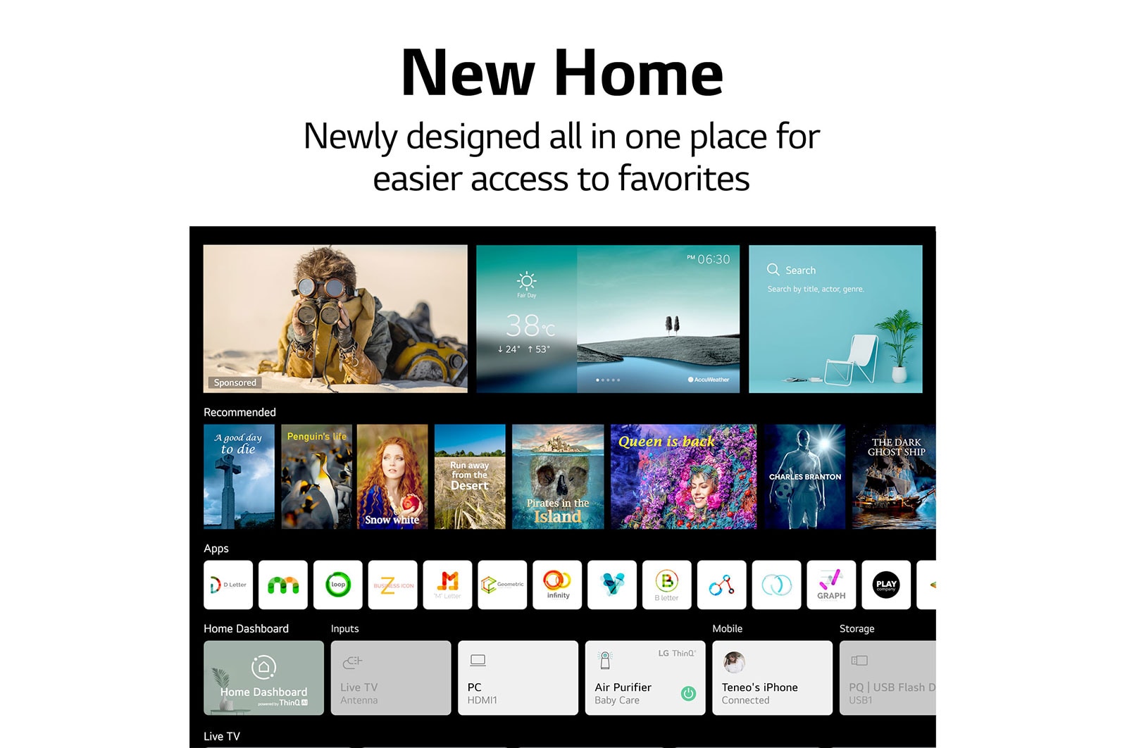LG NanoCell TV 55 inch NANO75 Series, 4K Active HDR, WebOS Smart ThinQ AI, 55NANO75VPA