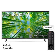 LG UHD 4K TV 50 Inch UQ8000 Series, Cinema Screen Design 4K Active HDR WebOS Smart AI ThinQ , 50UQ80006LD