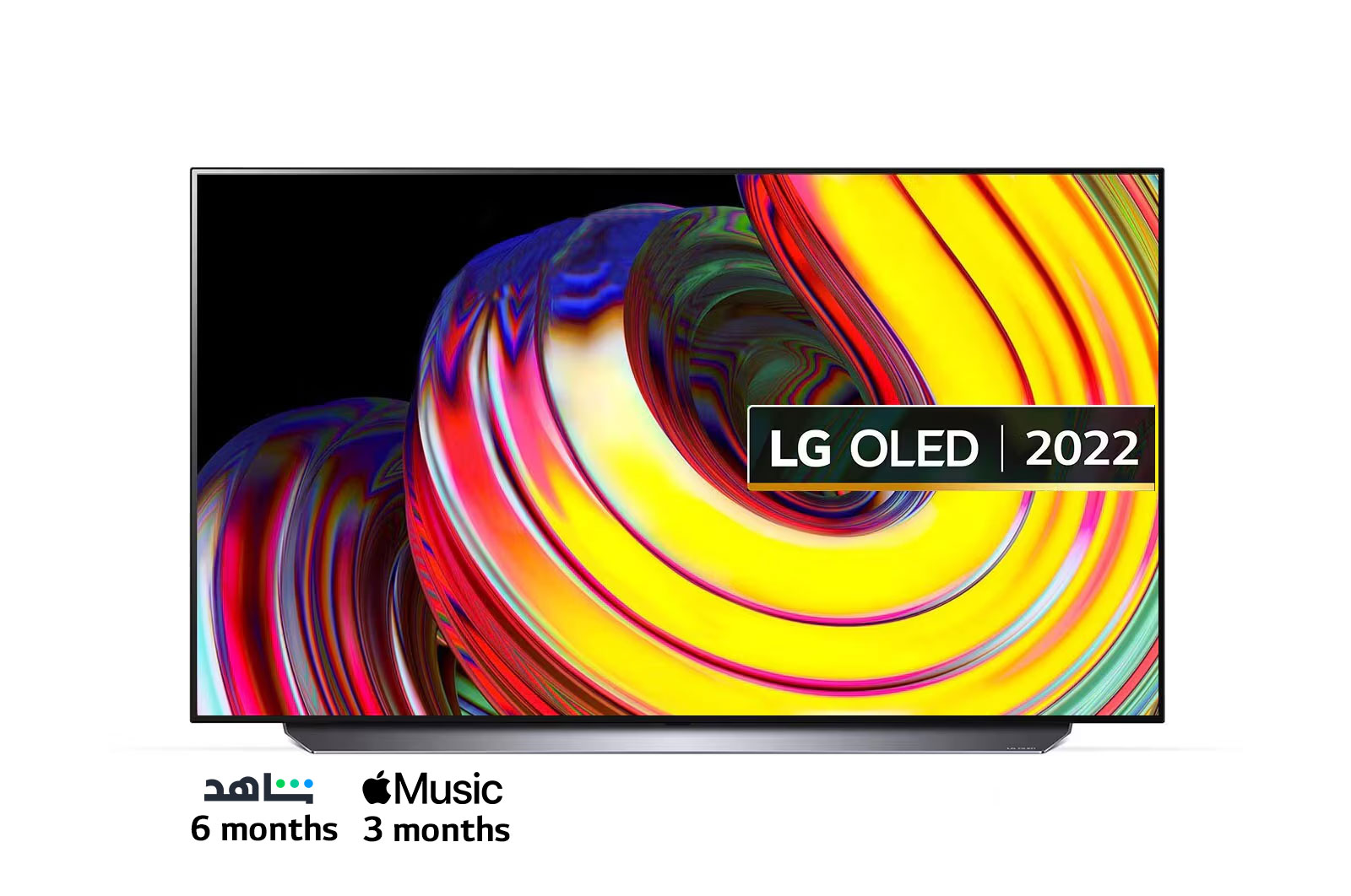 LG OLED TV 55 Inch CS Series, Cinema Screen Design 4K Cinema HDR WebOS Smart AI ThinQ Pixel Dimming + LG LED TV 32 inch LM550B Series HD LED TV, 55CS6.32LM55