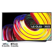 LG OLED TV 55 Inch CS Series, Cinema Screen Design 4K Cinema HDR WebOS Smart AI ThinQ Pixel Dimming + LG LED TV 32 inch LM550B Series HD LED TV, 55CS6.32LM55