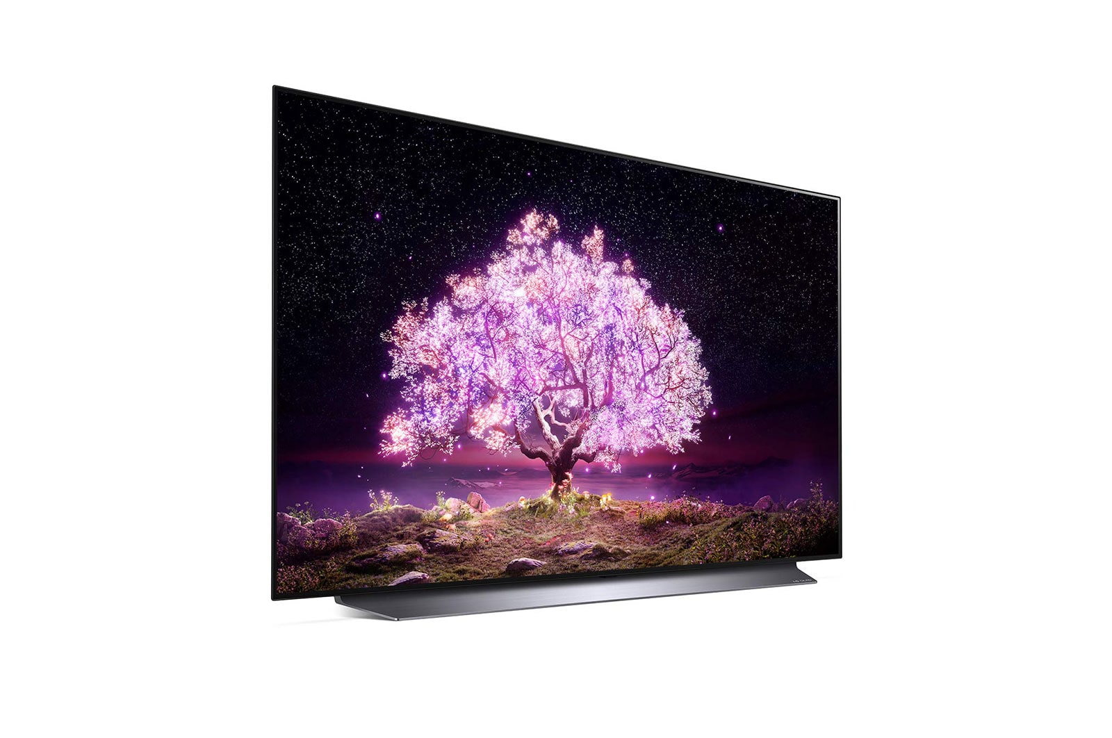 LG OLED TV 48 Inch C1 Series, Cinema Screen Design 4K Cinema HDR WebOS Smart AI ThinQ Pixel Dimming, OLED48C1PVB