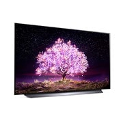 LG OLED TV 48 Inch C1 Series, Cinema Screen Design 4K Cinema HDR WebOS Smart AI ThinQ Pixel Dimming, OLED48C1PVB