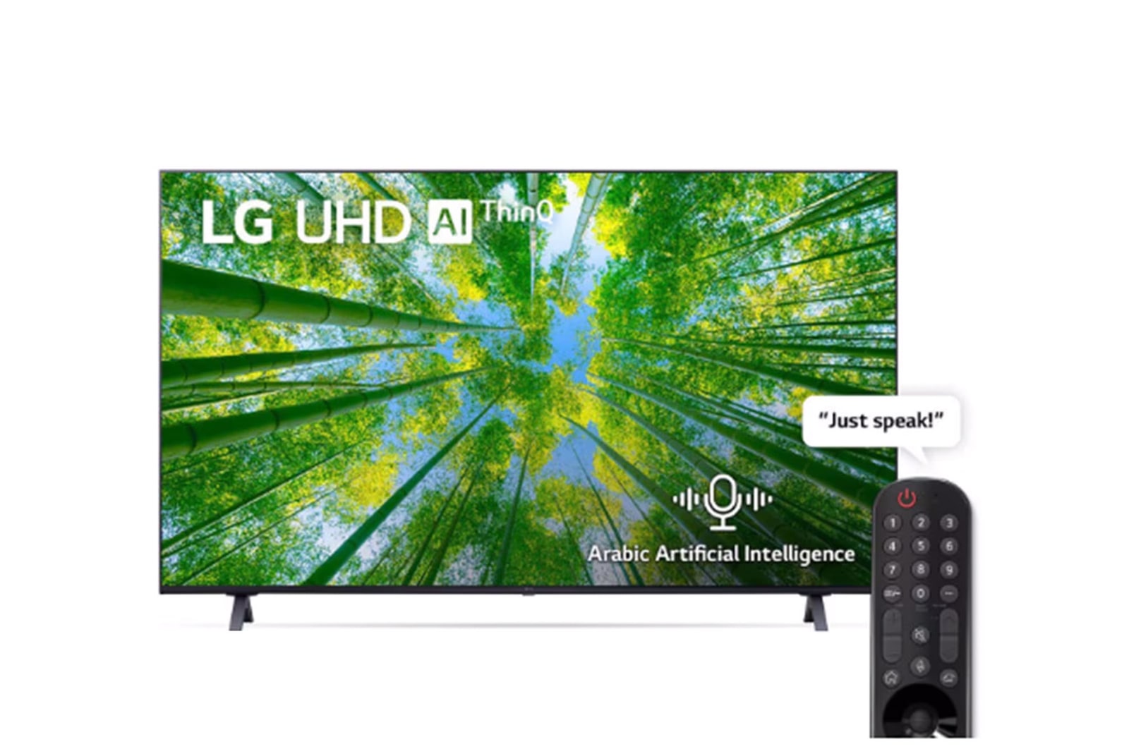 LG UHD 4K Smart TV 60 inch Series 79 HDR10 Pro, Bezeless design, a5 Gen5 AI Processor 4K, HGiG., 60UQ79006LD