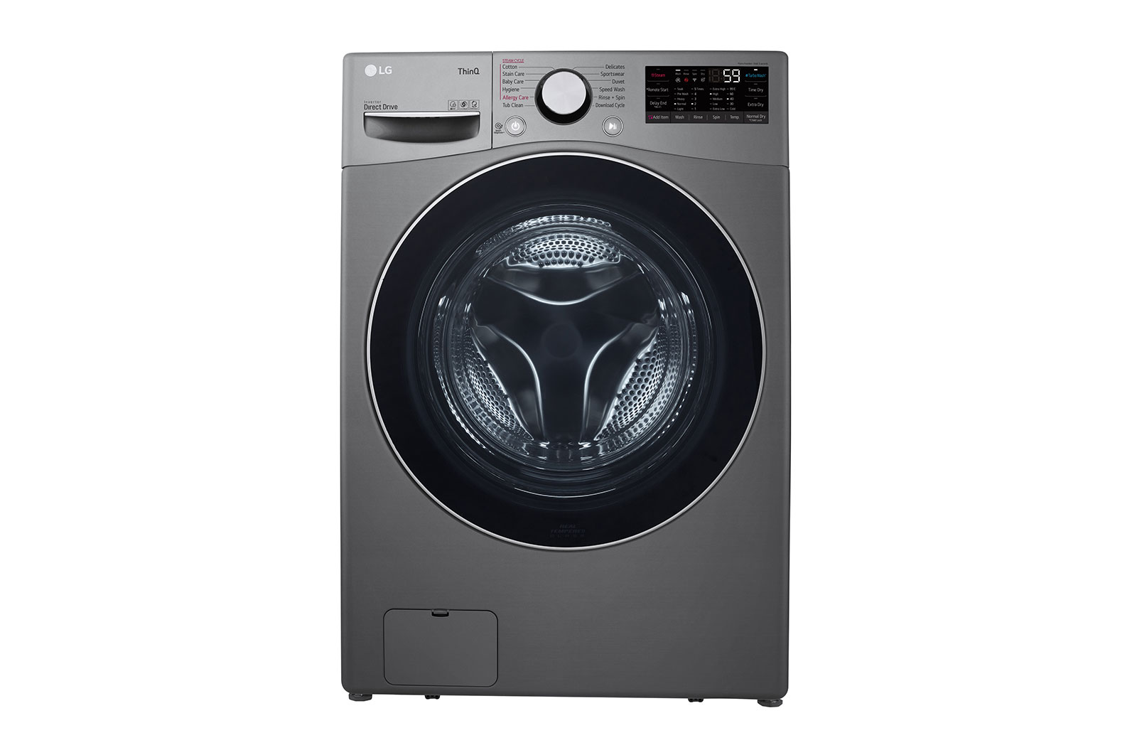 LG 15 Kg/8 Washer & Dryer , 6 Motion , AI DD Motor , Steam , TurboWash , TurboDry, F0L9DGP2S