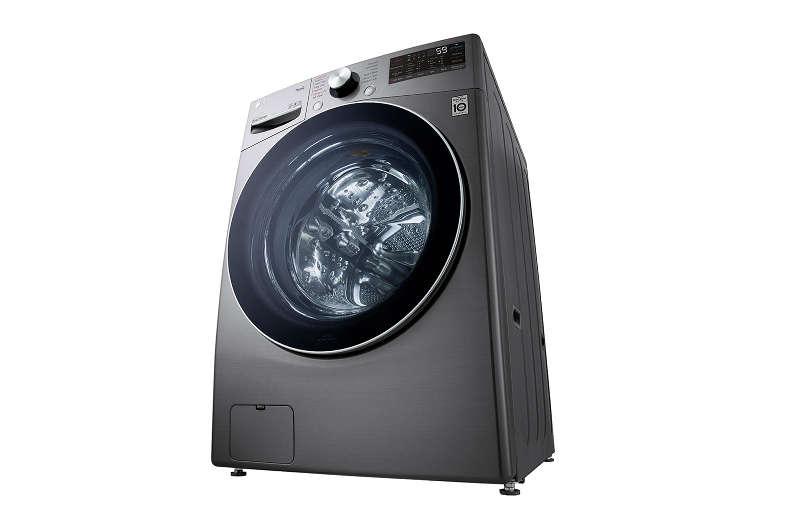 LG 15 Kg/8 Washer & Dryer , 6 Motion , AI DD Motor , Steam , TurboWash , TurboDry, F0L9DGP2S