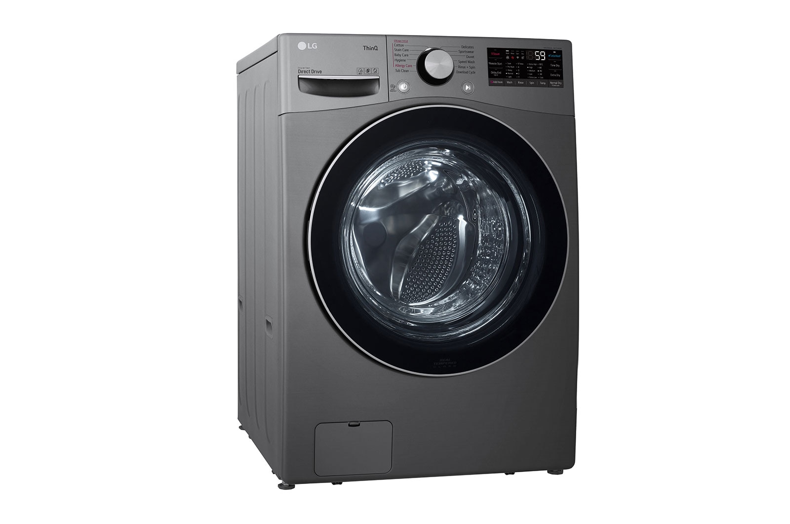 LG 15 Kg/8 Washer & Dryer , 6 Motion , AI DD Motor , Steam , TurboWash , TurboDry, F0L9DGP2S