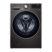 LG 15 kg Front load washing machine with AI DD™, Black steel ,Bigger capacity in same size,SmartThinQ™ (Wi-Fi), Tempered Glass Door., F0L9DYP2E