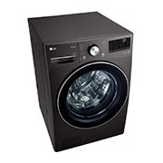 LG 15 kg Front load washing machine with AI DD™, Black steel ,Bigger capacity in same size,SmartThinQ™ (Wi-Fi), Tempered Glass Door., F0L9DYP2E