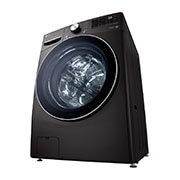 LG 15 kg Front load washing machine with AI DD™, Black steel ,Bigger capacity in same size,SmartThinQ™ (Wi-Fi), Tempered Glass Door., F0L9DYP2E