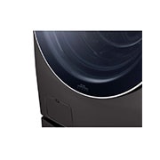 LG 15 kg Front load washing machine with AI DD™, Black steel ,Bigger capacity in same size,SmartThinQ™ (Wi-Fi), Tempered Glass Door., F0L9DYP2E