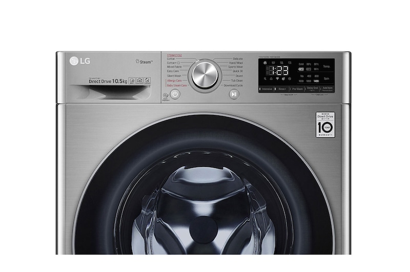 LG 10.5 Kg Vivace Washing Machine, with AI DD technology, F4V5RYP2T