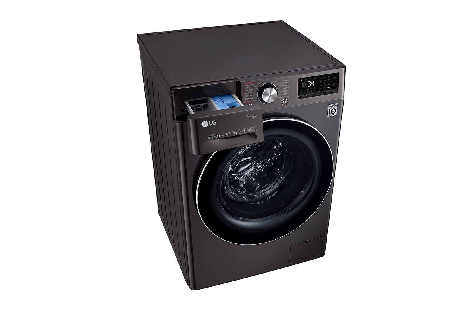 LG 10.5 Kg Vivace Washing Machine & 7 Kg dryer, with AI DD technology, F4V9RCP2E