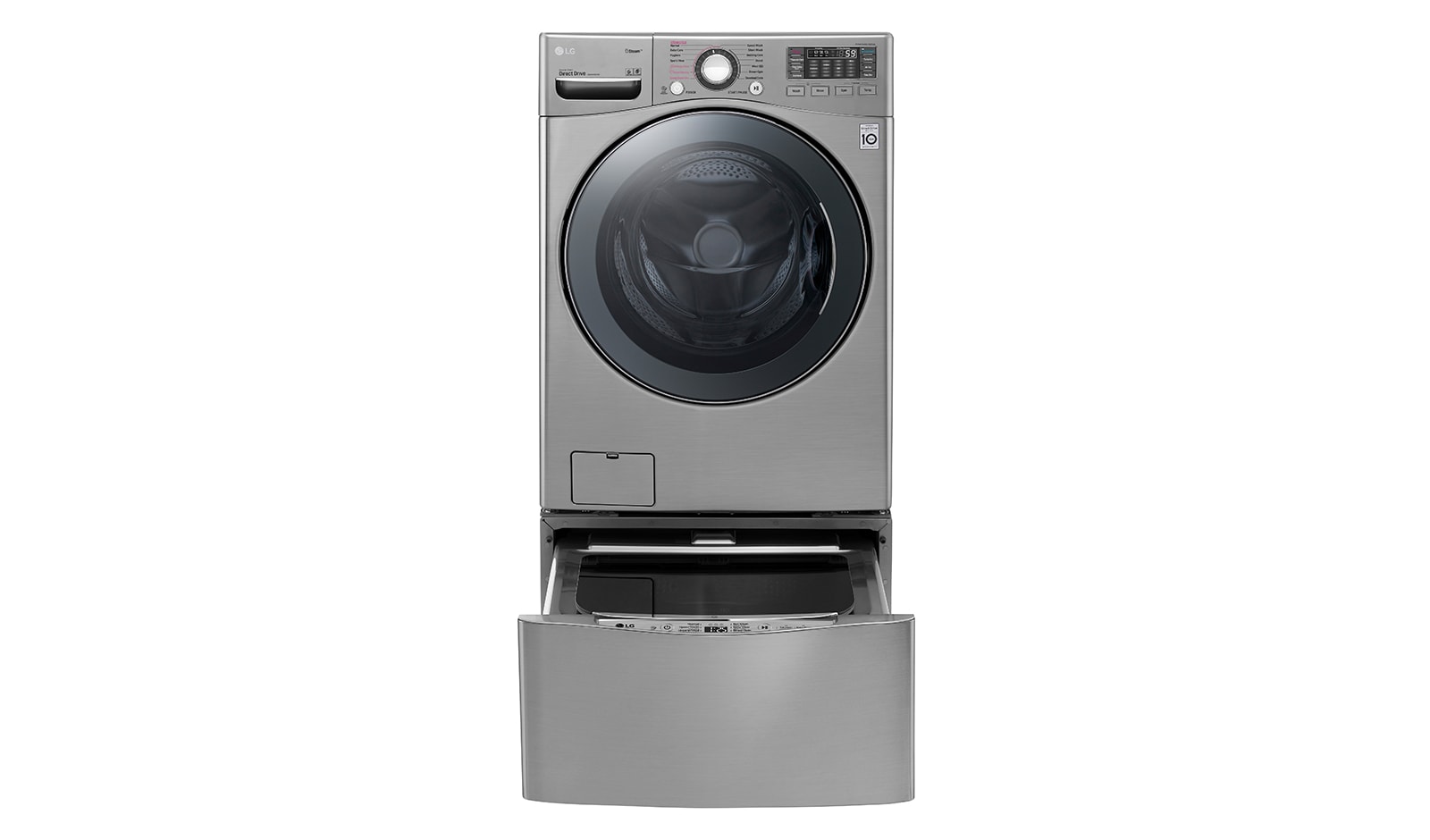 LG 18kg+ 3.5kg Wash Two Load with LG TWINWash™ Washing Machine, FT022K2SS