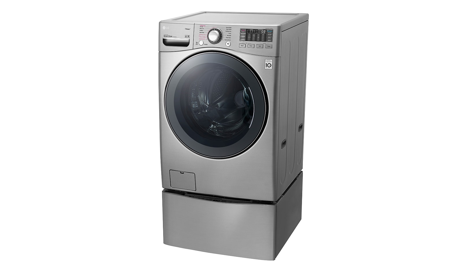 LG 18kg+ 3.5kg Wash Two Load with LG TWINWash™ Washing Machine, FT022K2SS