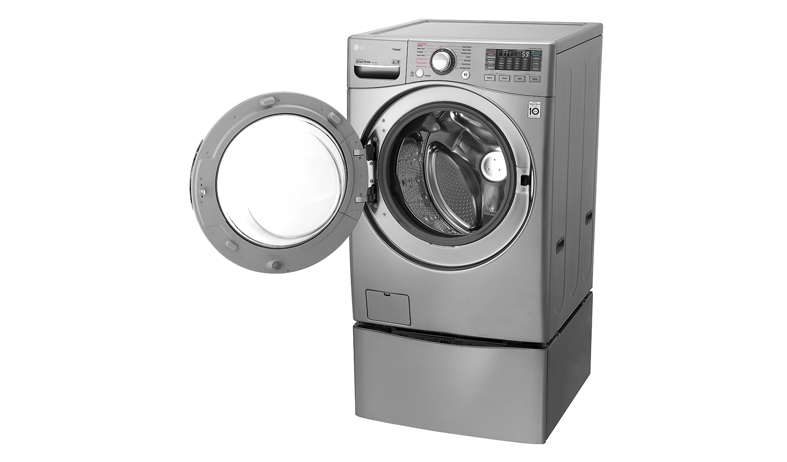LG 18kg+ 3.5kg Wash Two Load with LG TWINWash™ Washing Machine, FT022K2SS
