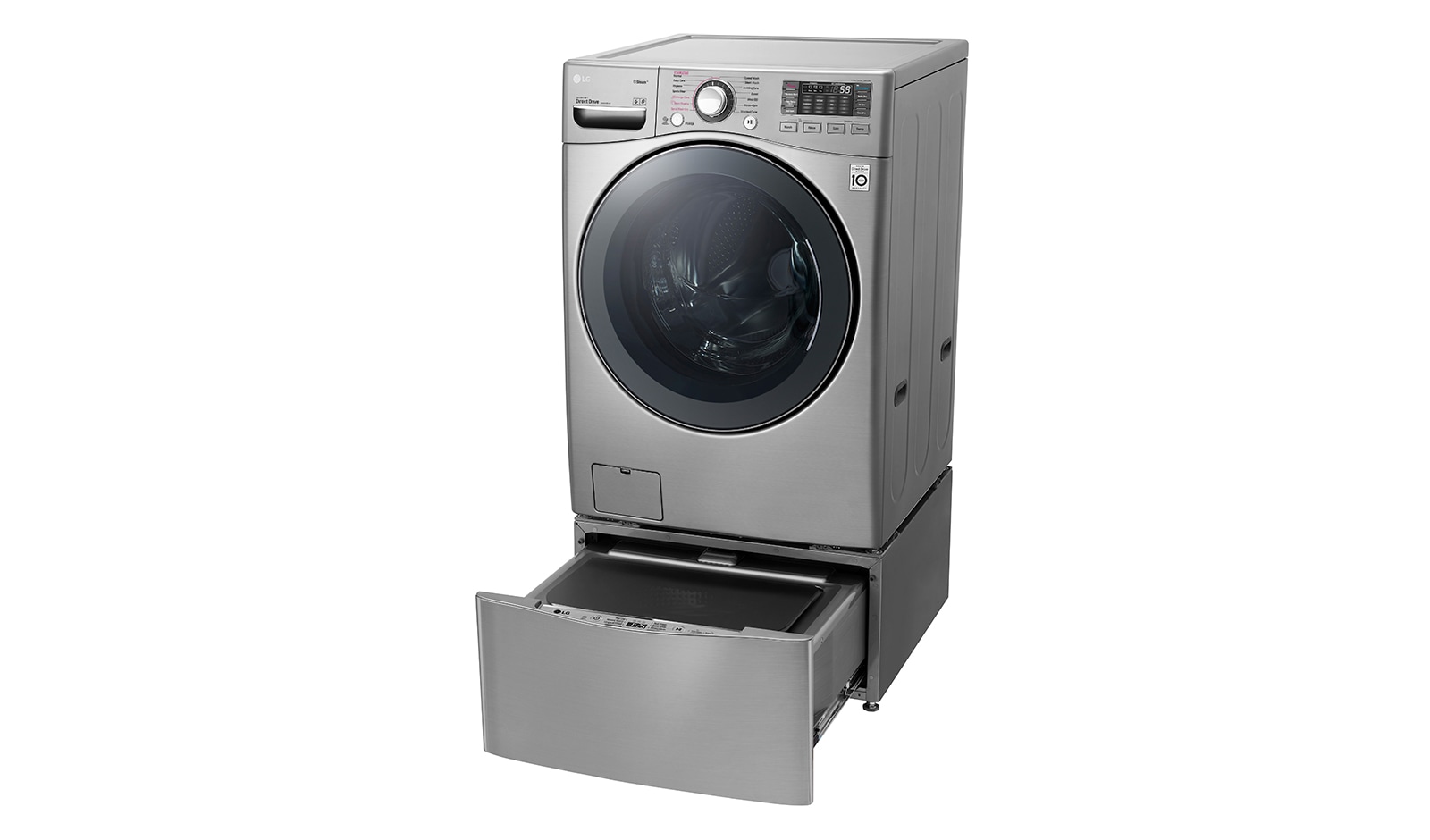 LG 18kg+ 3.5kg Wash Two Load with LG TWINWash™ Washing Machine, FT022K2SS