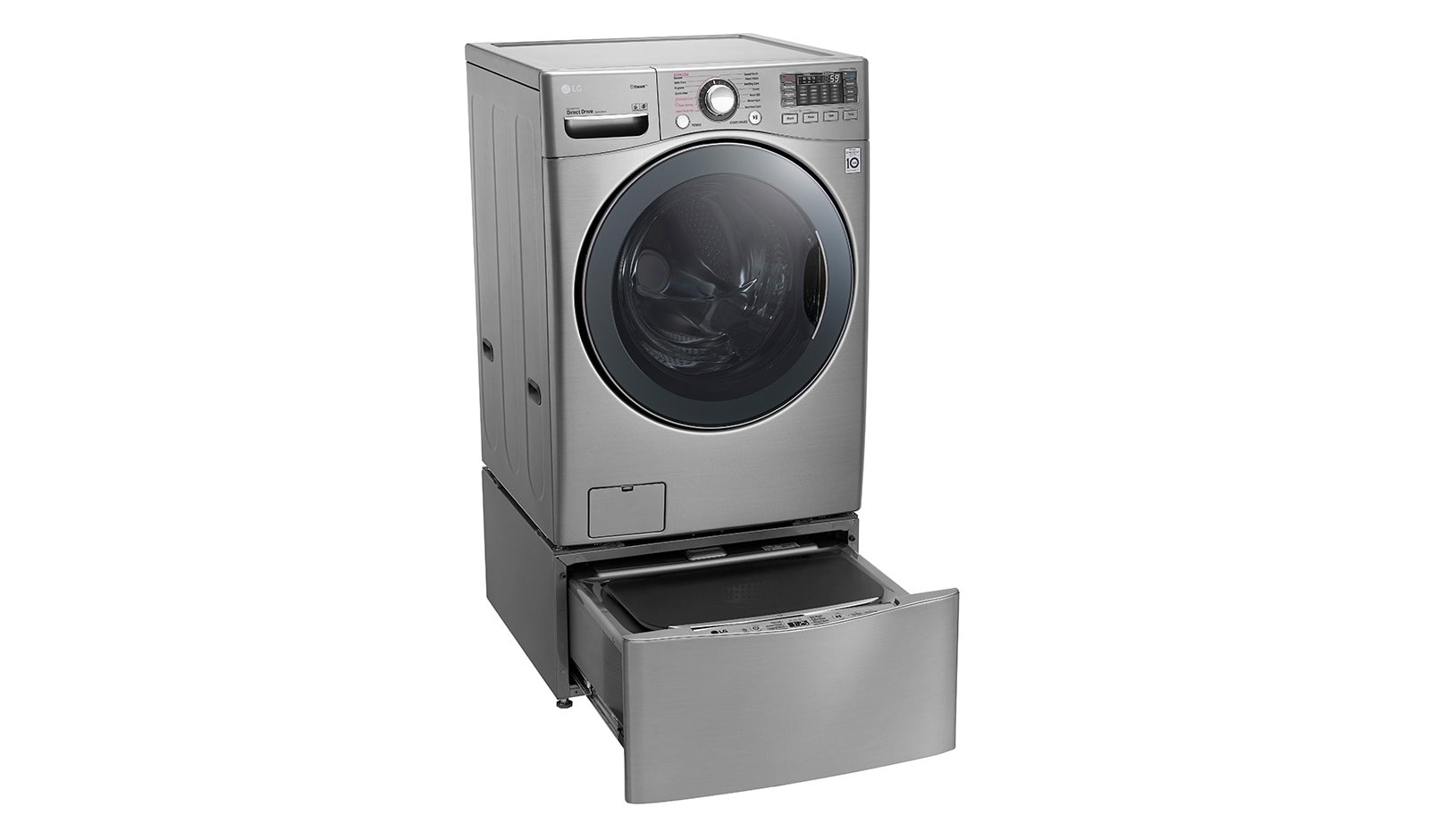 LG 18kg+ 3.5kg Wash Two Load with LG TWINWash™ Washing Machine, FT022K2SS