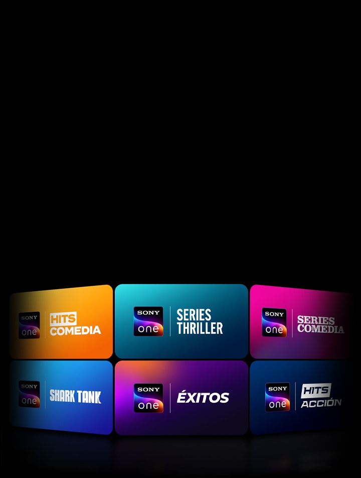 Los carteles de programas de televisión exclusivos se muestran en un cuadro.
