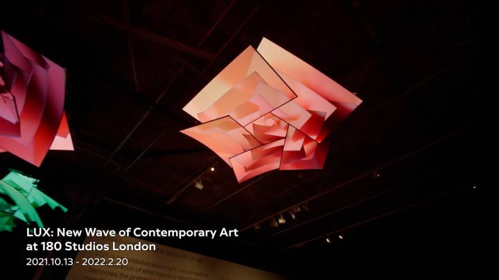 Una muestra de distintas exposiciones que usaron distintos LG TV con obras de are.