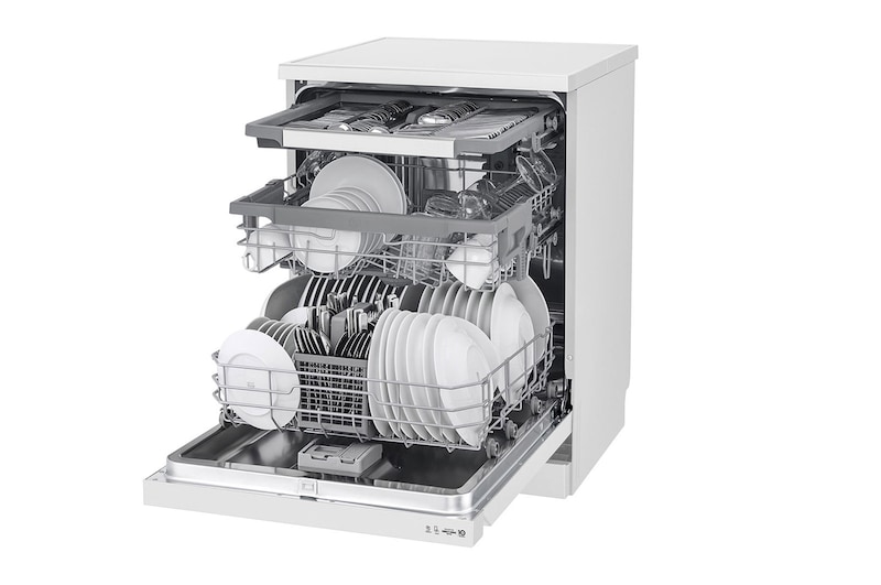 LG Outlet Lavavajillas LG QuadWashTM, Blanco , D, DF243FW.OUTLET