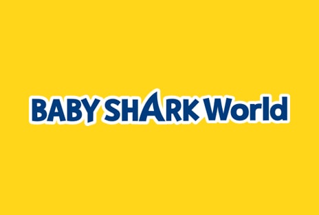 El logotipo de la aplicación de Baby Shark World.