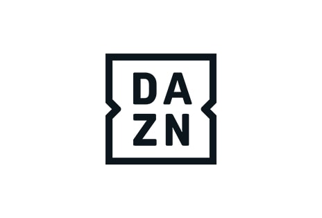 El logotipo de la aplicación de DAZN.