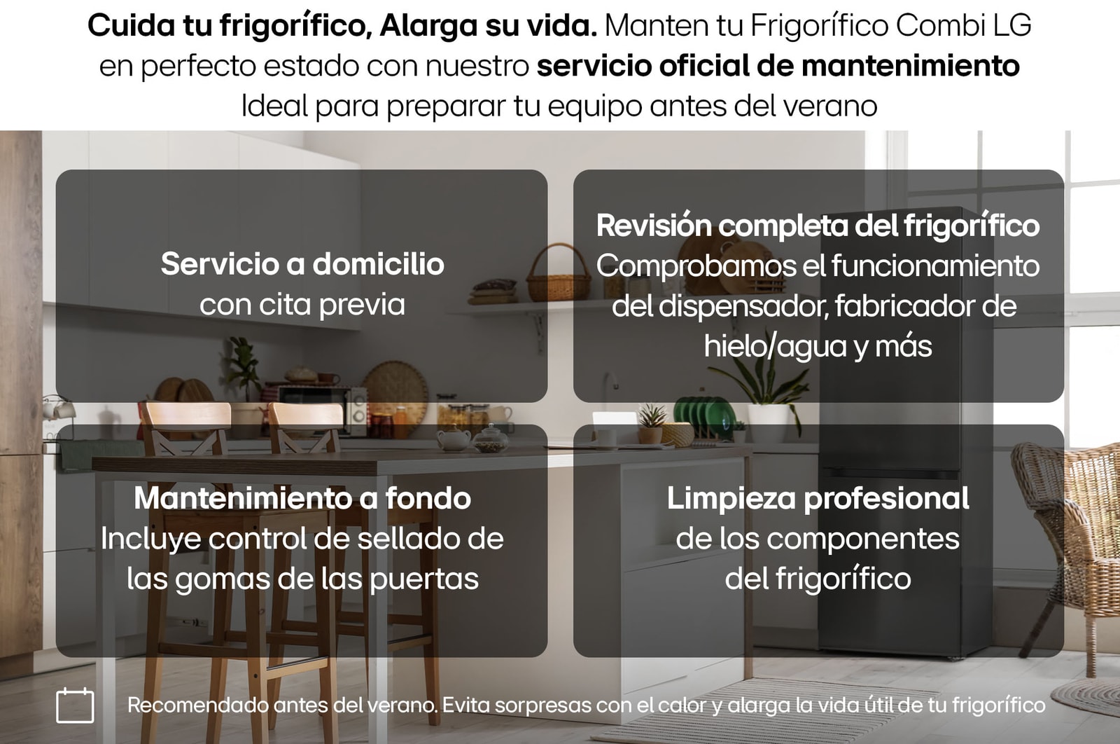 LG Mantenimiento para Frigoríficos LG, ServicioMFC