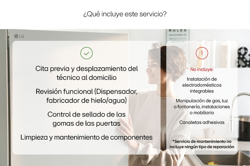 LG Mantenimiento para Frigoríficos LG, ServicioMFC