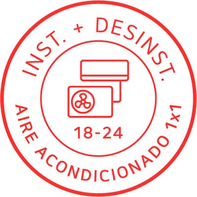 LG Instalación y Desinstalación de Aire Acondicionado LG 1x1 (18-24 BTU), Inst y Desinst de Aire Acondicionado 1x1 (18-24)