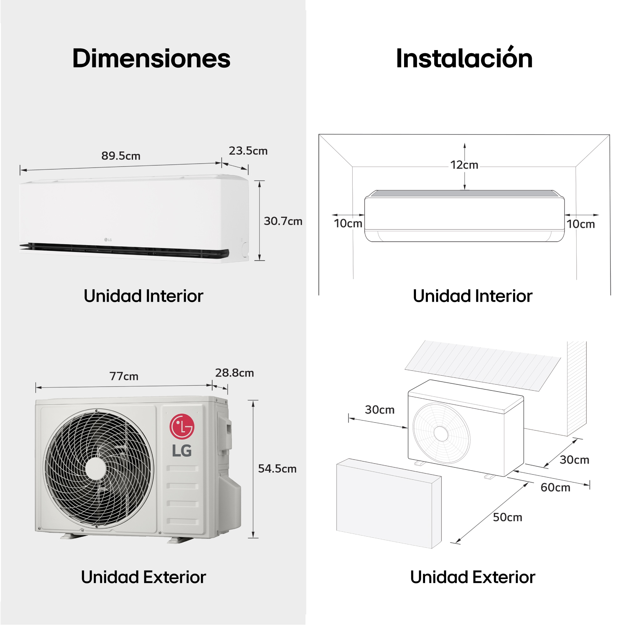 LG DualCool® 12M: Aire Acondicionado A+++/A++, Control Consumo Futuro, WIFI, MAGNA12M.SET