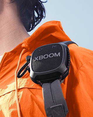 Imágenes lifestyle para mostrar cómo acoplar LG XBOOM Go XG2T.