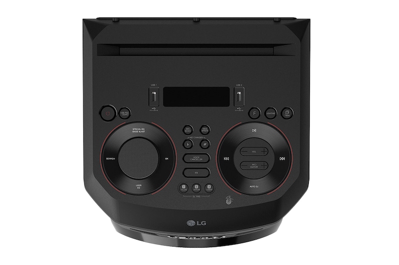 LG xboom La Bestia RNC5 - Altavoz gran potencia, 300W, karaoke, luces LED, efectos de DJ, Bluetooth, Negro, RNC5
