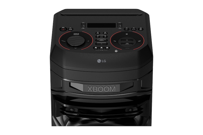 LG xboom La Bestia RNC5 - Altavoz gran potencia, 300W, karaoke, luces LED, efectos de DJ, Bluetooth, Negro, RNC5