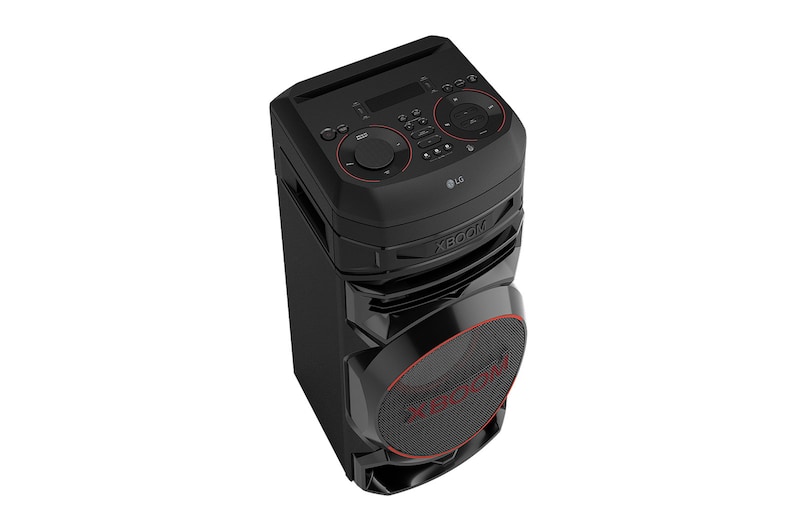LG xboom La Bestia RNC5 - Altavoz gran potencia, 300W, karaoke, luces LED, efectos de DJ, Bluetooth, Negro, RNC5