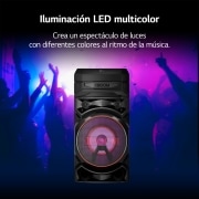 LG xboom La Bestia RNC5 - Altavoz gran potencia, 300W, karaoke, luces LED, efectos de DJ, Bluetooth, Negro, RNC5