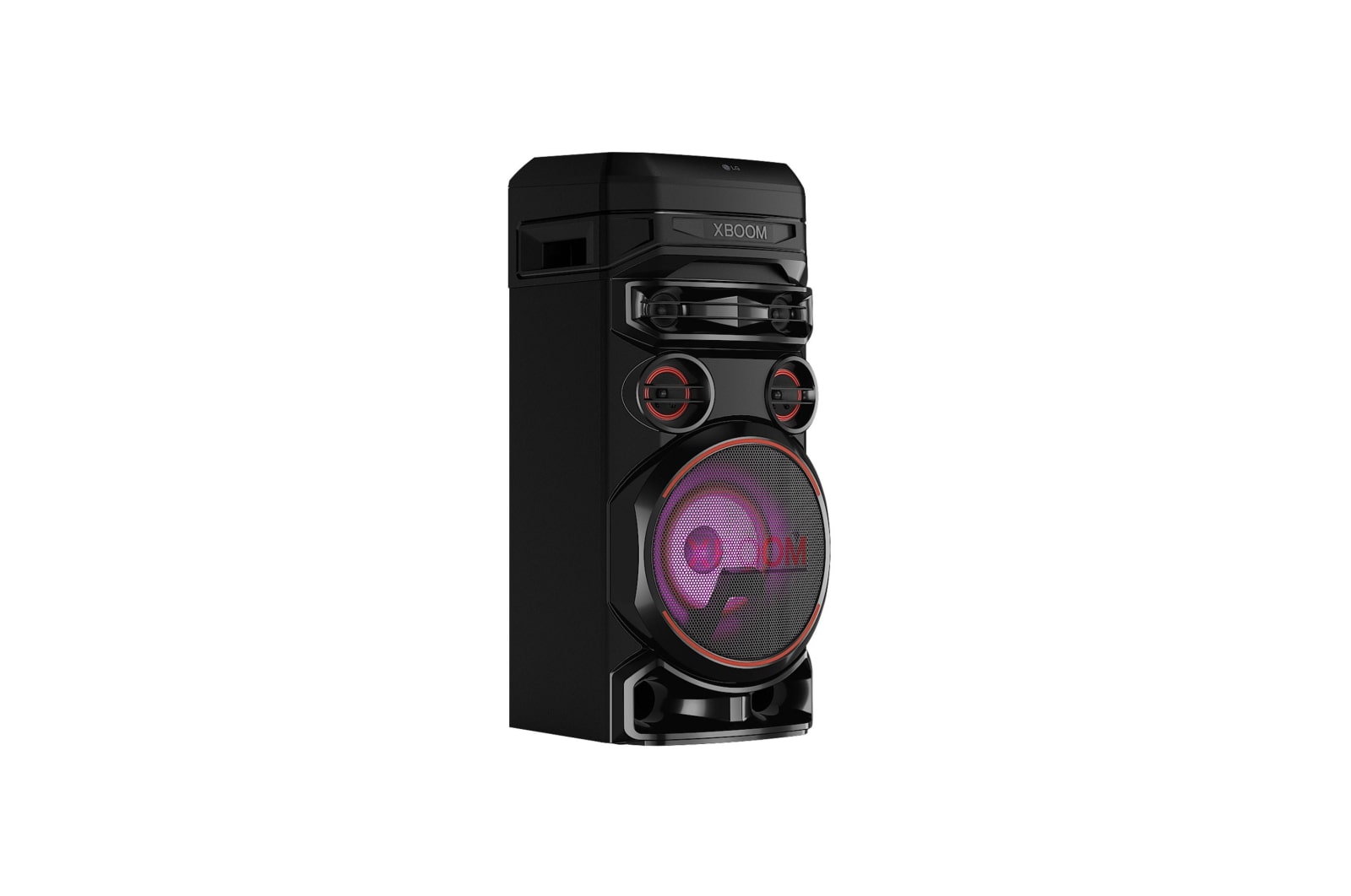 LG xboom La Bestia RNC7 - Altavoz gran potencia, 500W, karaoke, luces LED, efectos de DJ, Bluetooth, Negro, RNC7