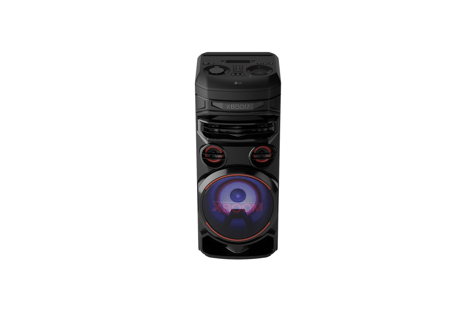 LG xboom La Bestia RNC7 - Altavoz gran potencia, 500W, karaoke, luces LED, efectos de DJ, Bluetooth, Negro, RNC7