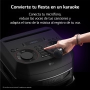 LG Altavoz de gran potencia LG XBOOM La Bestia. Con mesa DJ y efectos, iluminación LED, entrada para micrófono y guitarra y una amplia conectividad., RNC7