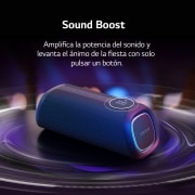 LG xboom XG5QBK - Altavoz inalámbrico, bluetooth, 20W, hasta 18h batería, resistencia IP67, Negro, XG5QBK
