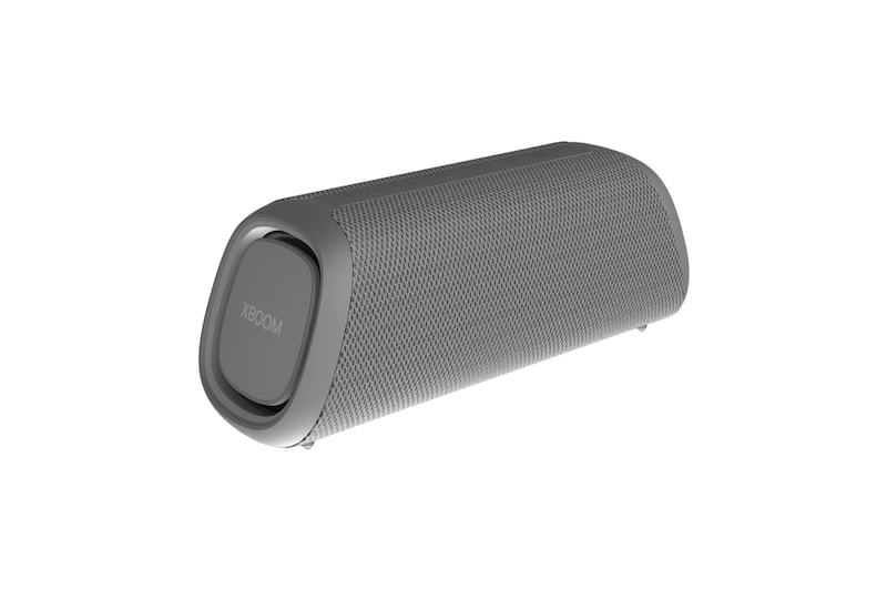 LG xboom XG5QGR - Altavoz inalámbrico, bluetooth, 20W, hasta 18h batería, resistencia IP67, Gris, XG5QGR