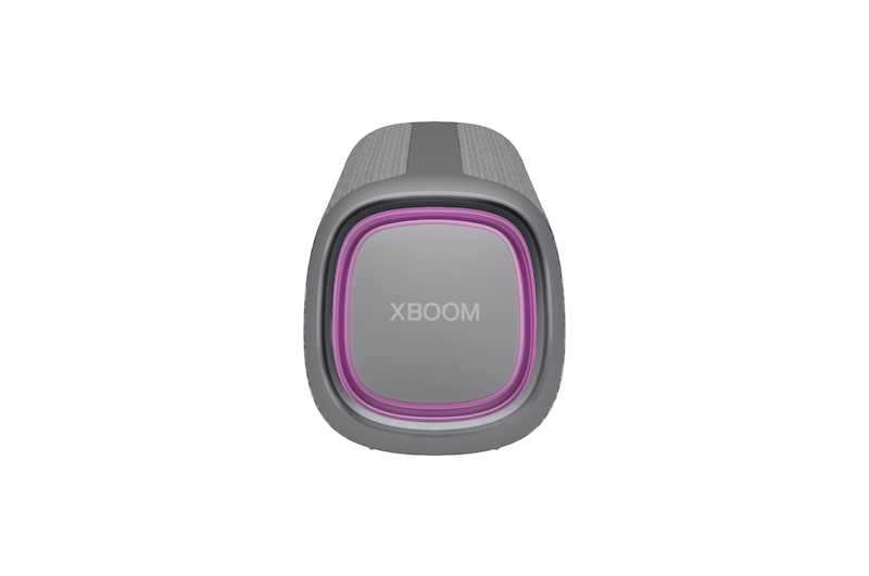 LG xboom XG5QGR - Altavoz inalámbrico, bluetooth, 20W, hasta 18h batería, resistencia IP67, Gris, XG5QGR