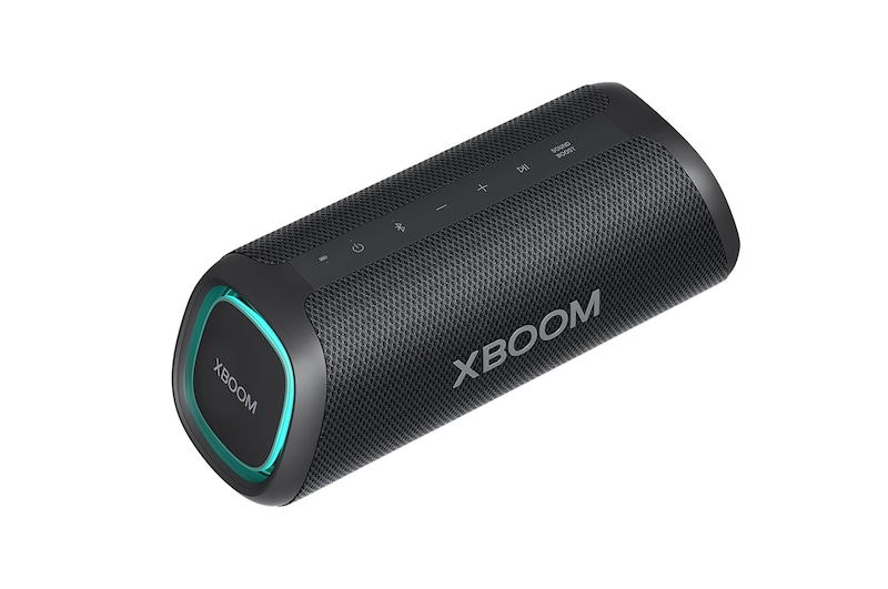 LG xboom XG7QBK - Altavoz inalámbrico, bluetooth, 40W, hasta 24h batería, resistencia IP67, Negro, XG7QBK