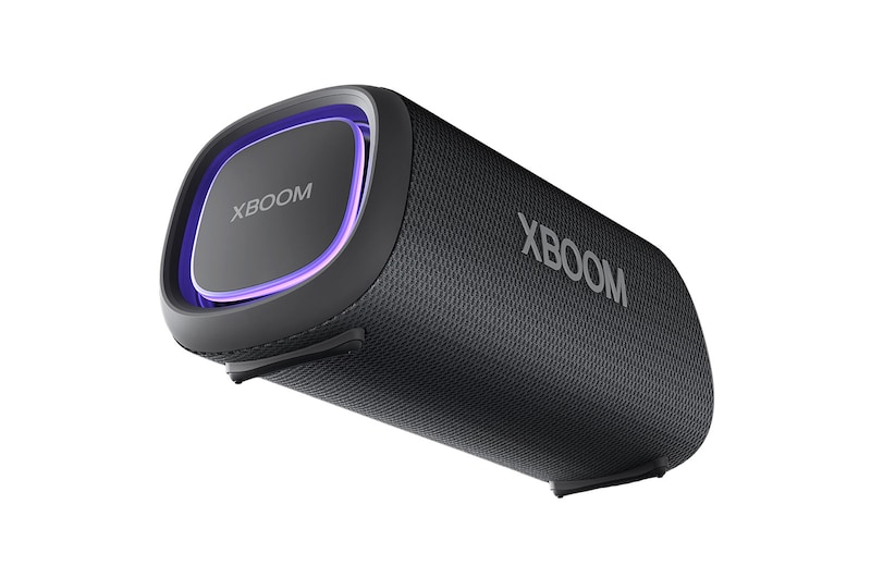 LG xboom XG7QBK - Altavoz inalámbrico, bluetooth, 40W, hasta 24h batería, resistencia IP67, Negro, XG7QBK