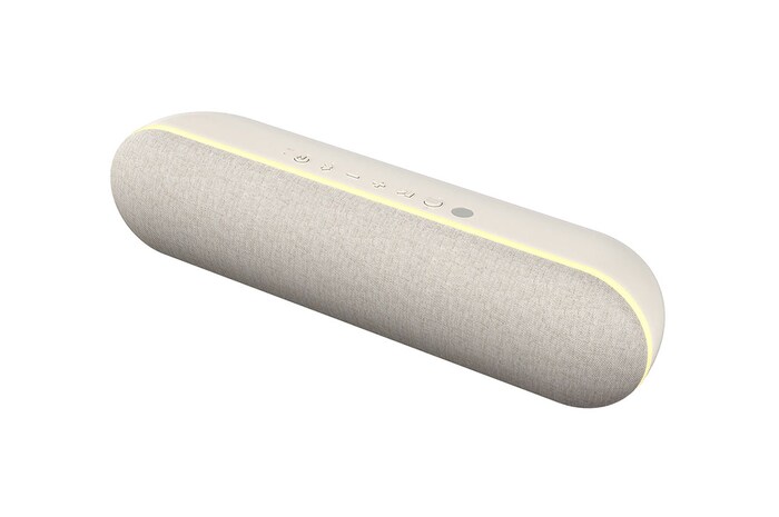 LG xboom XT7S - Altavoz inalámbrico, bluetooth, 20W, hasta 16h batería, resistencia IPX5, Beige, XT7S